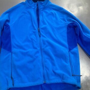 L.L. Bean Men's Vibrant Blue Fleece Size Large